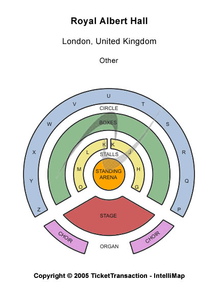 Royal Albert Hall Other Seating Chart