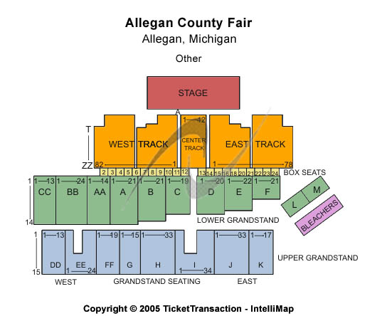 Allegan County Fair Other Seating Chart