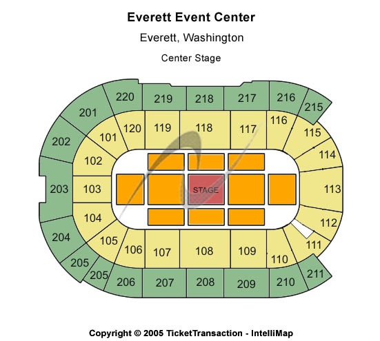 Angel of the Winds Arena Center Stage Seating Chart
