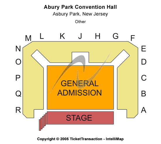 Asbury Park Convention Hall Other Seating Chart