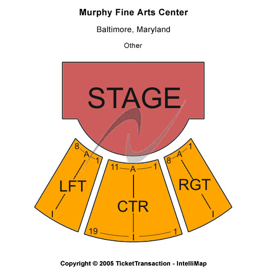 Murphy Fine Arts Center Other Seating Chart