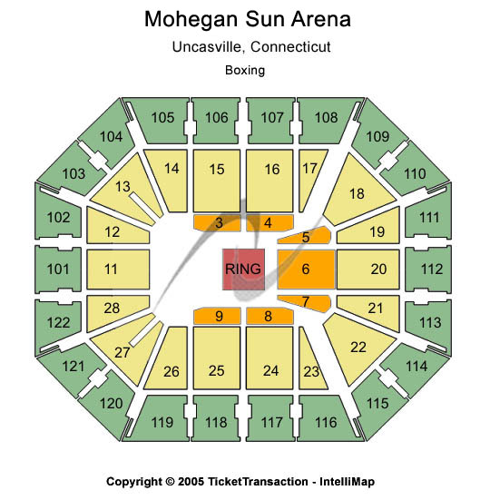 Mohegan Sun Arena - CT Other Seating Chart