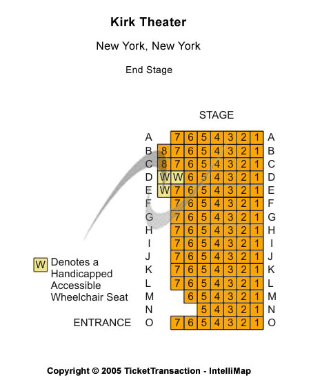 Kirk Theater End Stage Seating Chart
