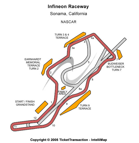 Sonoma Raceway Other Seating Chart