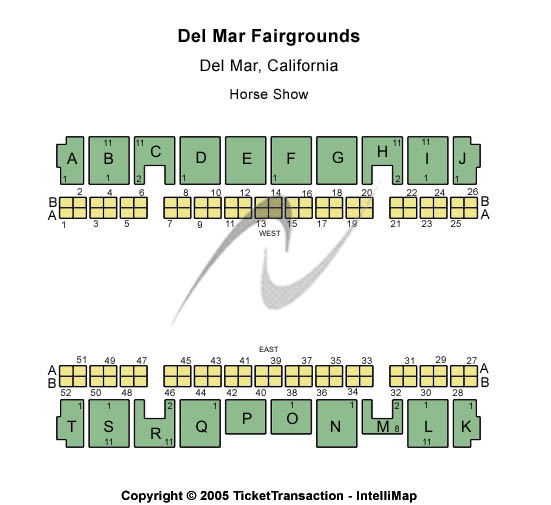 Del Mar Fairgrounds Horse Show Seating Chart