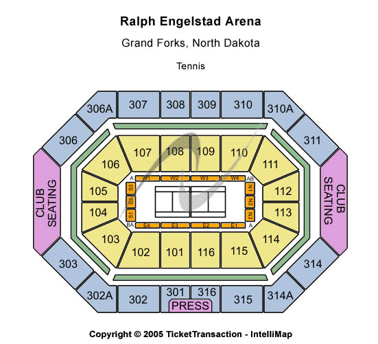 Ralph Engelstad Arena - ND Other Seating Chart