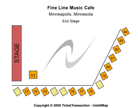 Fine Line Music Cafe End Stage Seating Chart