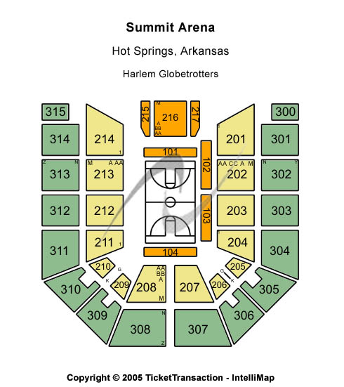 Bank of the Ozarks Arena Hockey Seating Chart