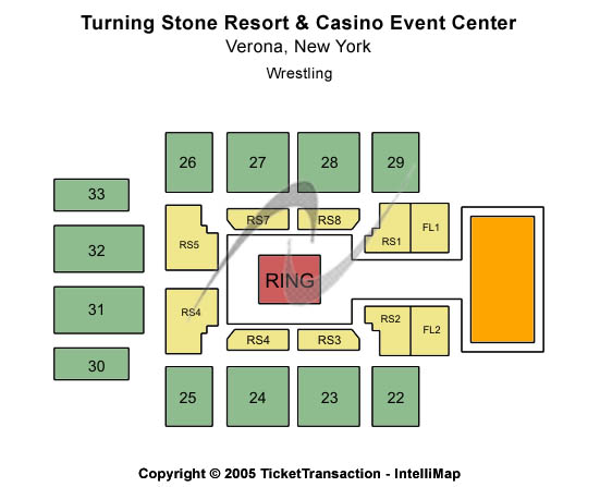 Event Center at Turning Stone Resort & Casino Other Seating Chart