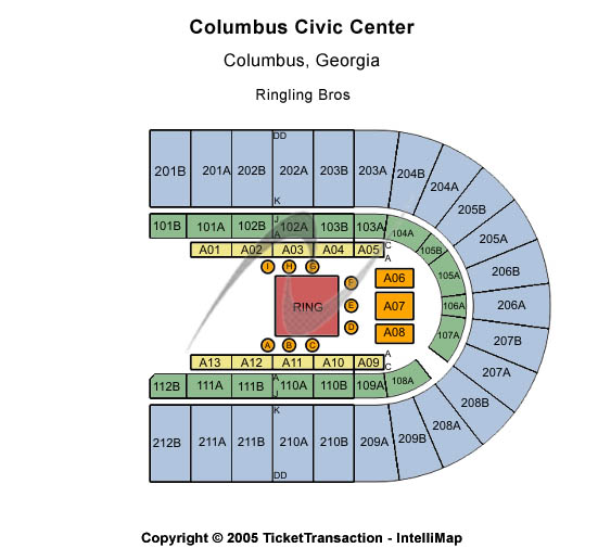 Columbus Civic Center Other Seating Chart