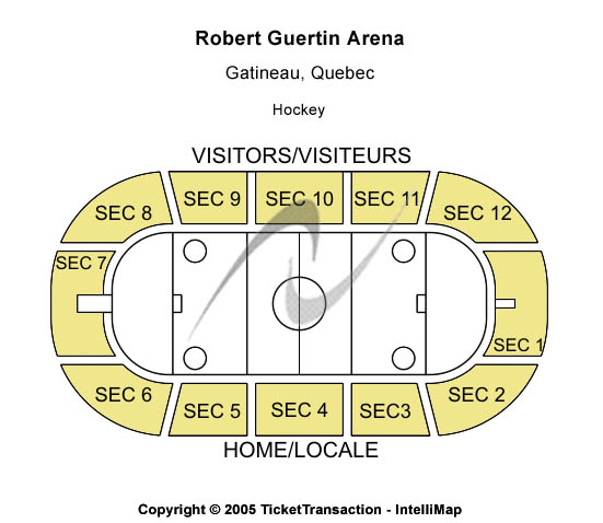 Centre Slush Puppie Hockey Seating Chart