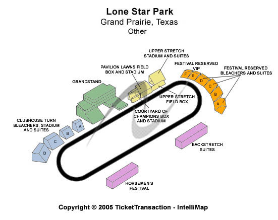 Lone Star Park Other Seating Chart