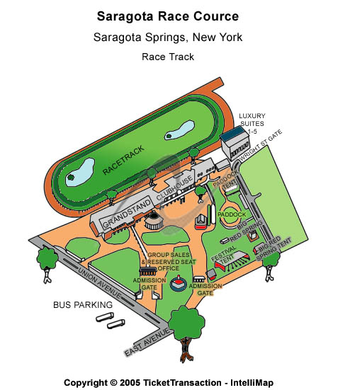 Saratoga Race Course Other Seating Chart