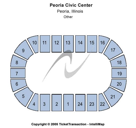 Peoria Civic Center - Arena Other Seating Chart