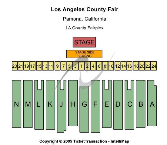 Los Angeles County Fair LA County Fair Plex Seating Chart