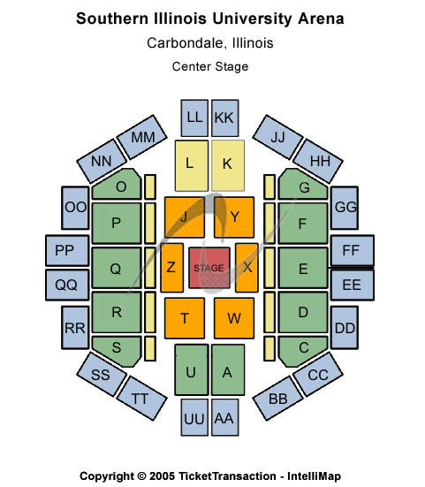 Banterra Center Center Stage Seating Chart