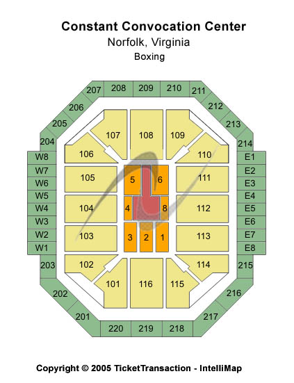 Chartway Arena at Ted Constant Convocation Center Other Seating Chart