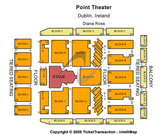 3Arena Diana Ross Seating Chart
