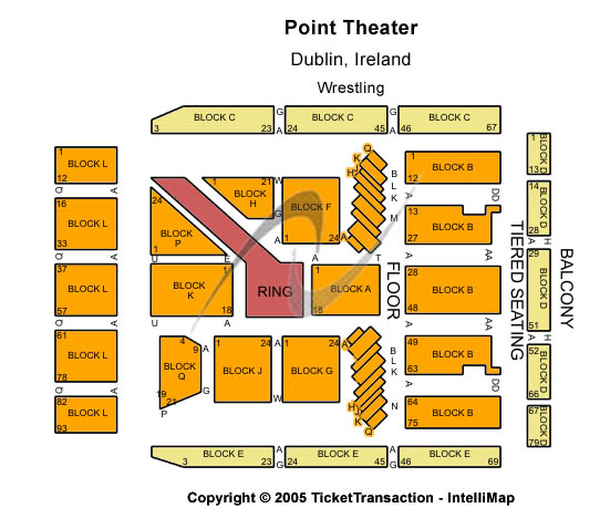 3Arena Wrestling Seating Chart