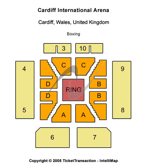 Utilita Arena Cardiff Boxing Seating Chart