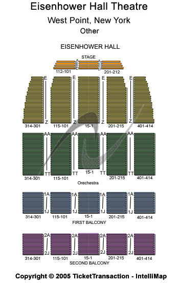 Eisenhower Hall Theatre Other Seating Chart
