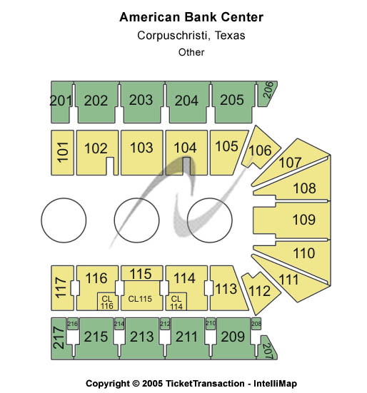 American Bank Center Other Seating Chart