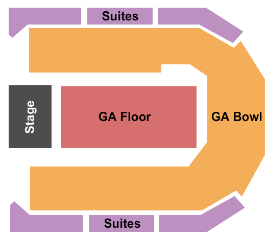 1stBank Center All GA Seating Chart