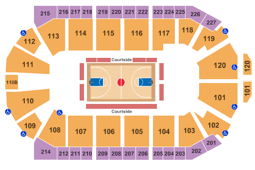 1stBank Center Seating Chart - Broomfield