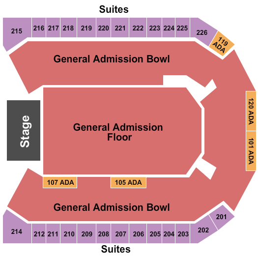 1stBank Center Bassnectar Seating Chart