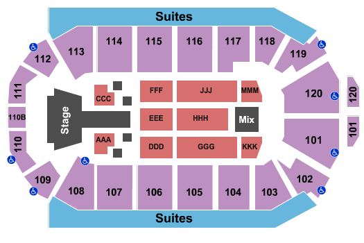 First Bank Center Broomfield Seating Chart