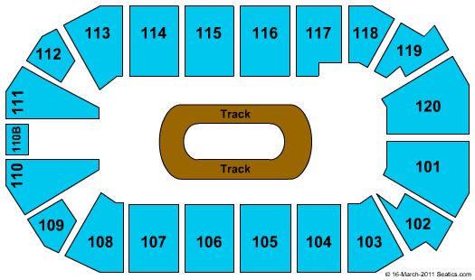 1stBank Center Roller Dolls Seating Chart