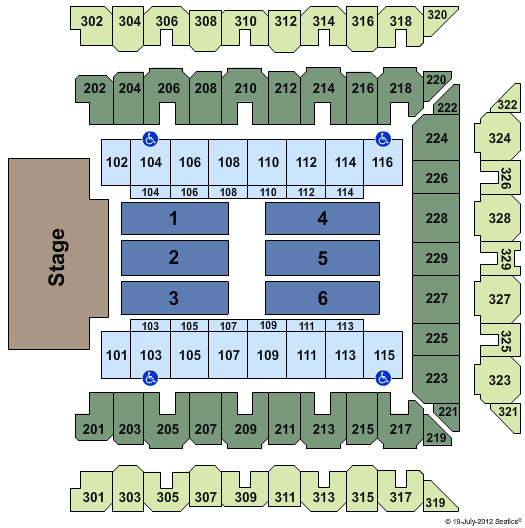 CFG Bank Arena Carrie Underwood Seating Chart