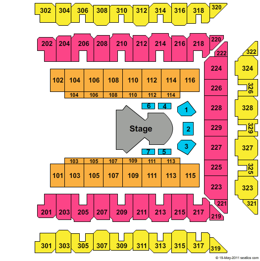 CFG Bank Arena Quidam Seating Chart