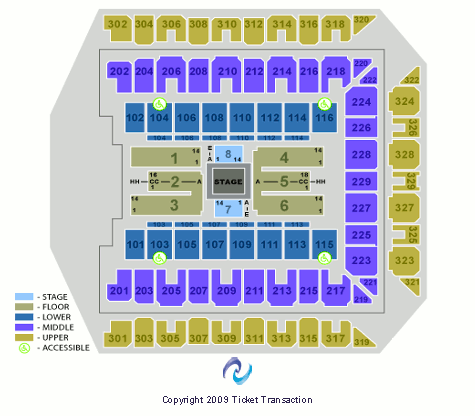 CFG Bank Arena Dane Cook Seating Chart