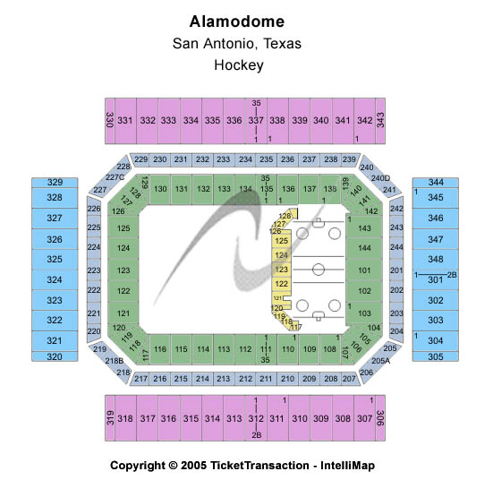 Alamodome Hockey Seating Chart