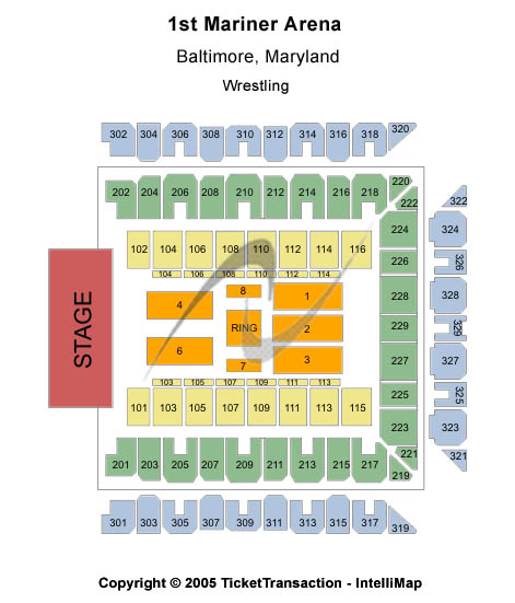 CFG Bank Arena Other Seating Chart