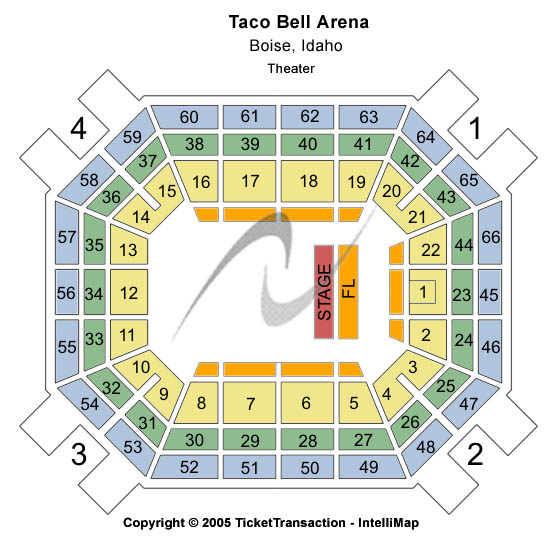 ExtraMile Arena Other Seating Chart