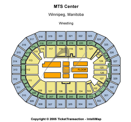 Canada Life Centre Wrestling Seating Chart