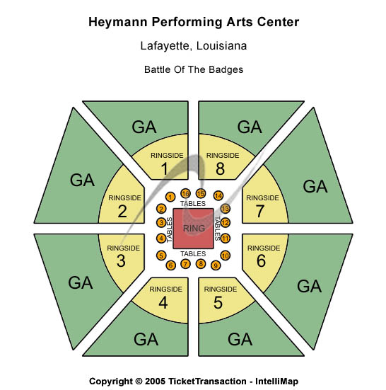 Heymann Performing Arts Center Other Seating Chart