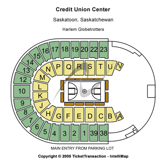 SaskTel Centre Basketball Seating Chart