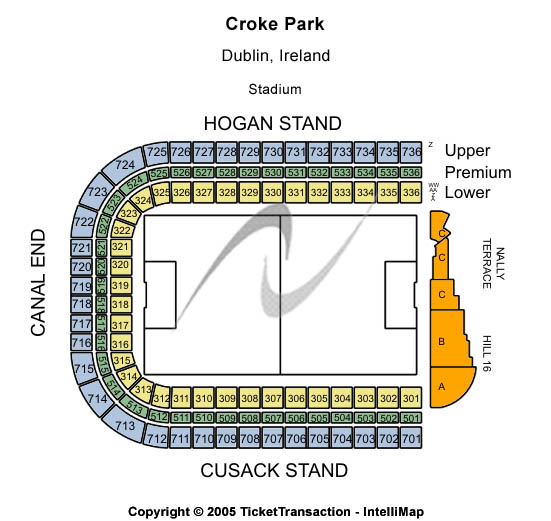 Croke Park Other Seating Chart