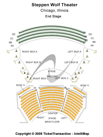 Steppenwolf Theatre End Stage Seating Chart