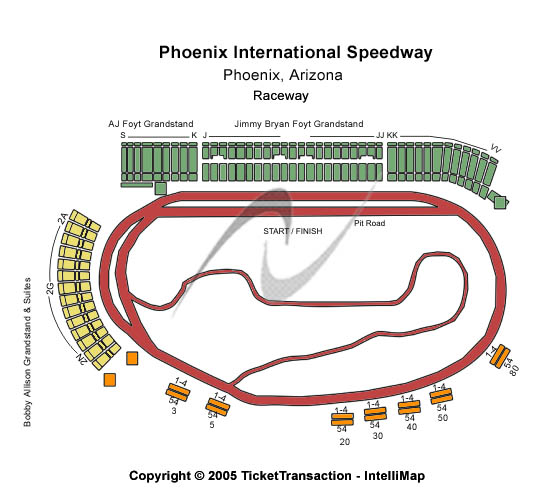 Phoenix Raceway Other Seating Chart