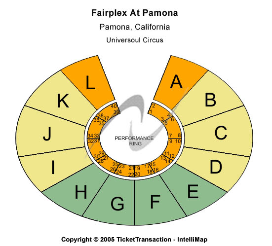 Fairplex At Pomona Other Seating Chart