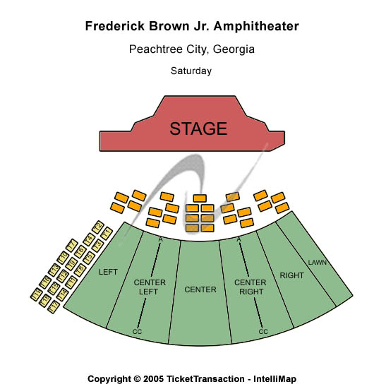 Frederick Brown Jr Amphitheatre Saturday Seating Chart