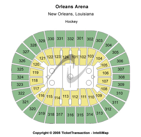 Smoothie King Center Hockey Seating Chart