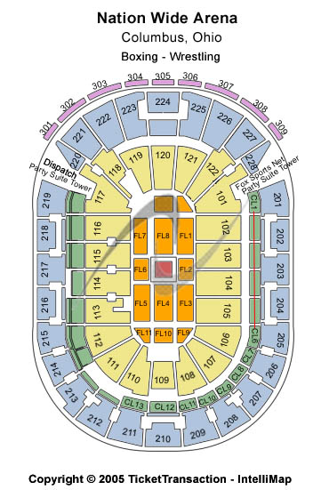 Nationwide Arena Other Seating Chart