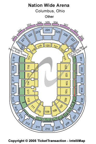 Nationwide Arena Motor Sport Seating Chart