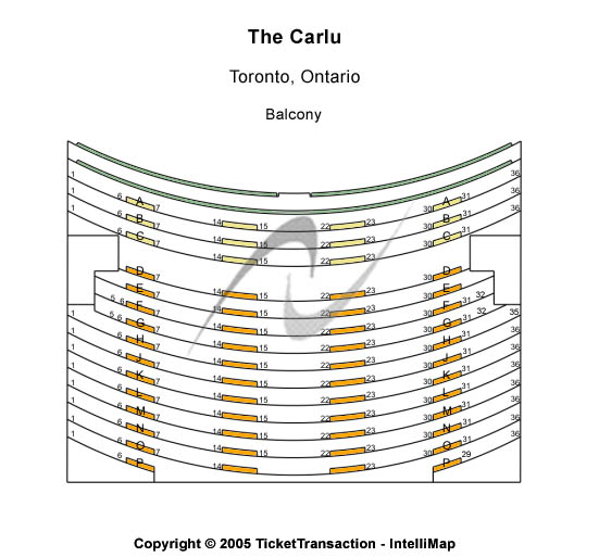 The Carlu Balcony Seating Chart