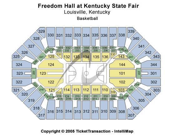 Freedom Hall At Kentucky State Fair Basketball Seating Chart